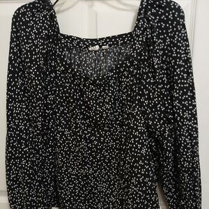 Long sleeve blouse